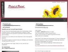 Tablet Screenshot of printandpaint.de